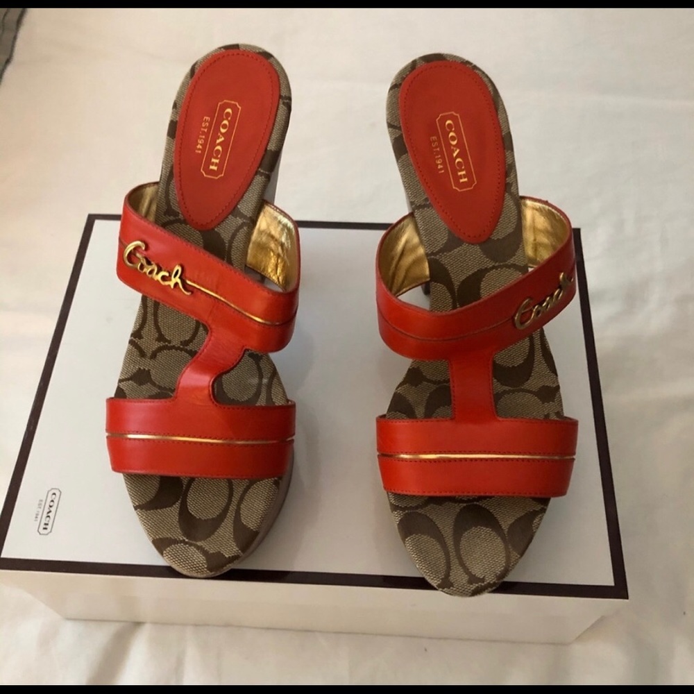 Coach Jonah Calf Platform Shoes.